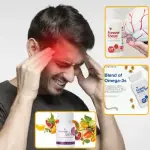 Natural Headache Comfort Support Pack | Herbal Supplements for Tension Headaches in Ghana