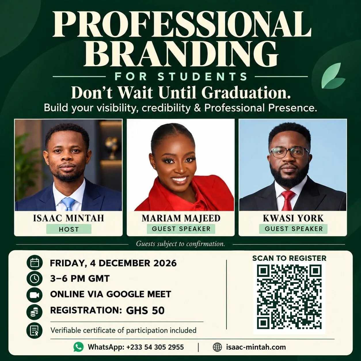 Professional Branding for Students